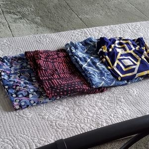 LuLaRoe 4 pair of new , never worn One Size Leggings